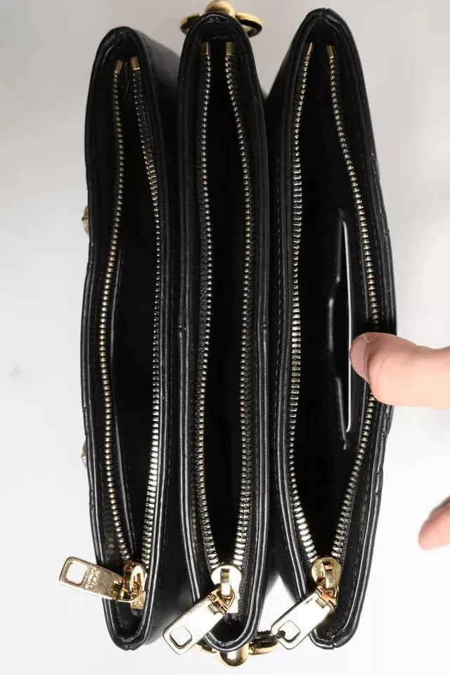 Sac d'épaule Dolce & Gabbana cuir noir Dolce & Gabbana
