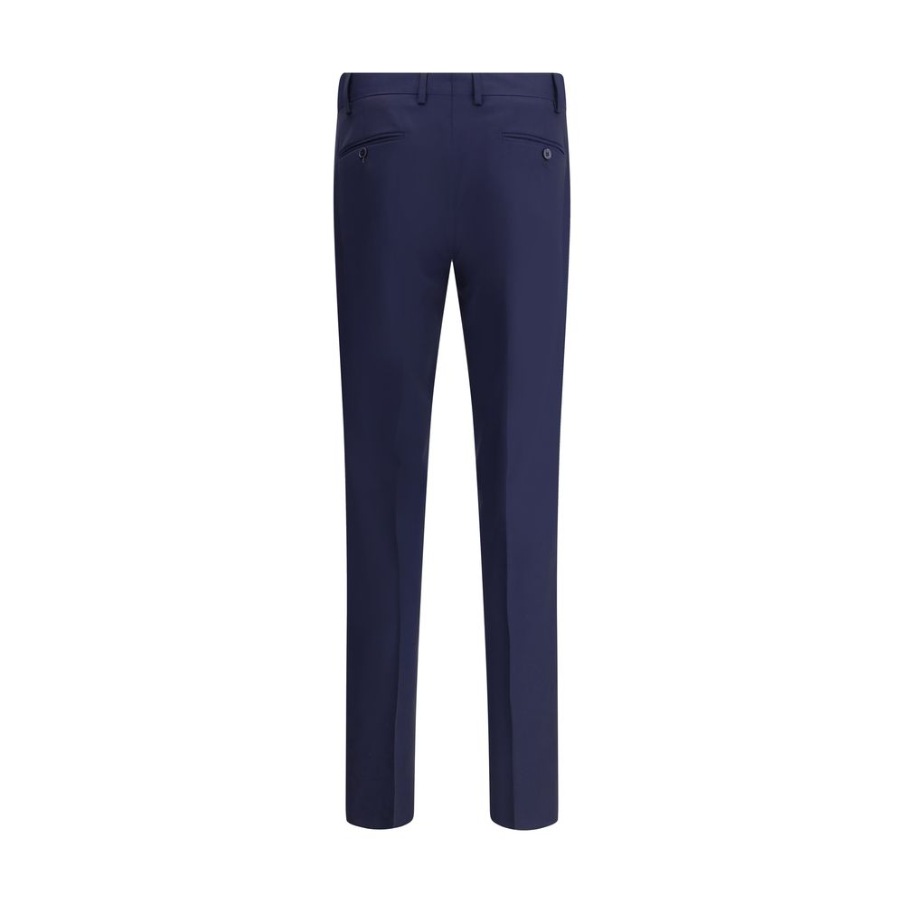 Pantalons Gi Capri en laine vierge noirs