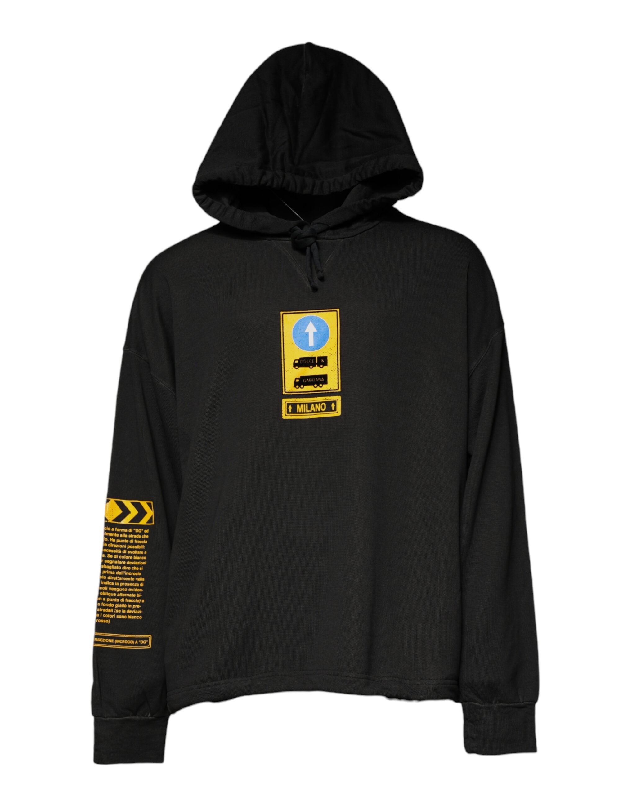 Sweatshirt Dolce & Gabbana Hooded noir
