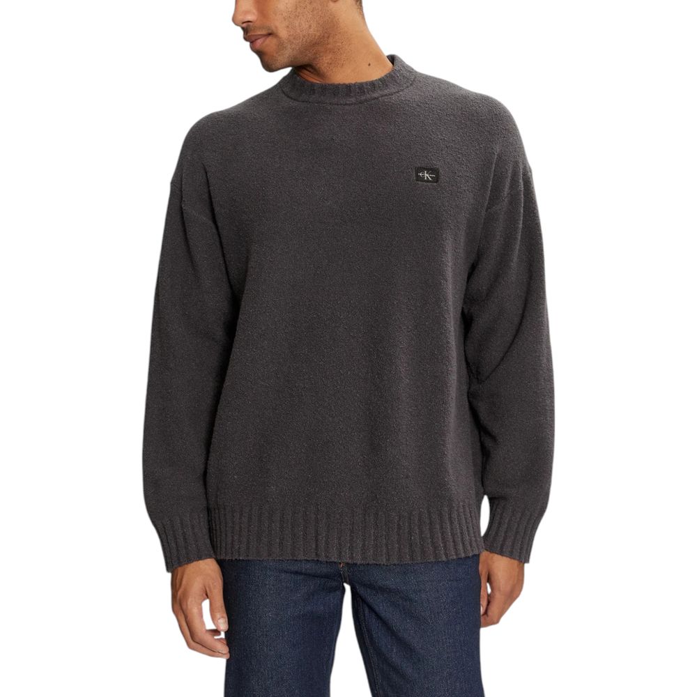 Pull Calvin Klein Jeans Boucle gris