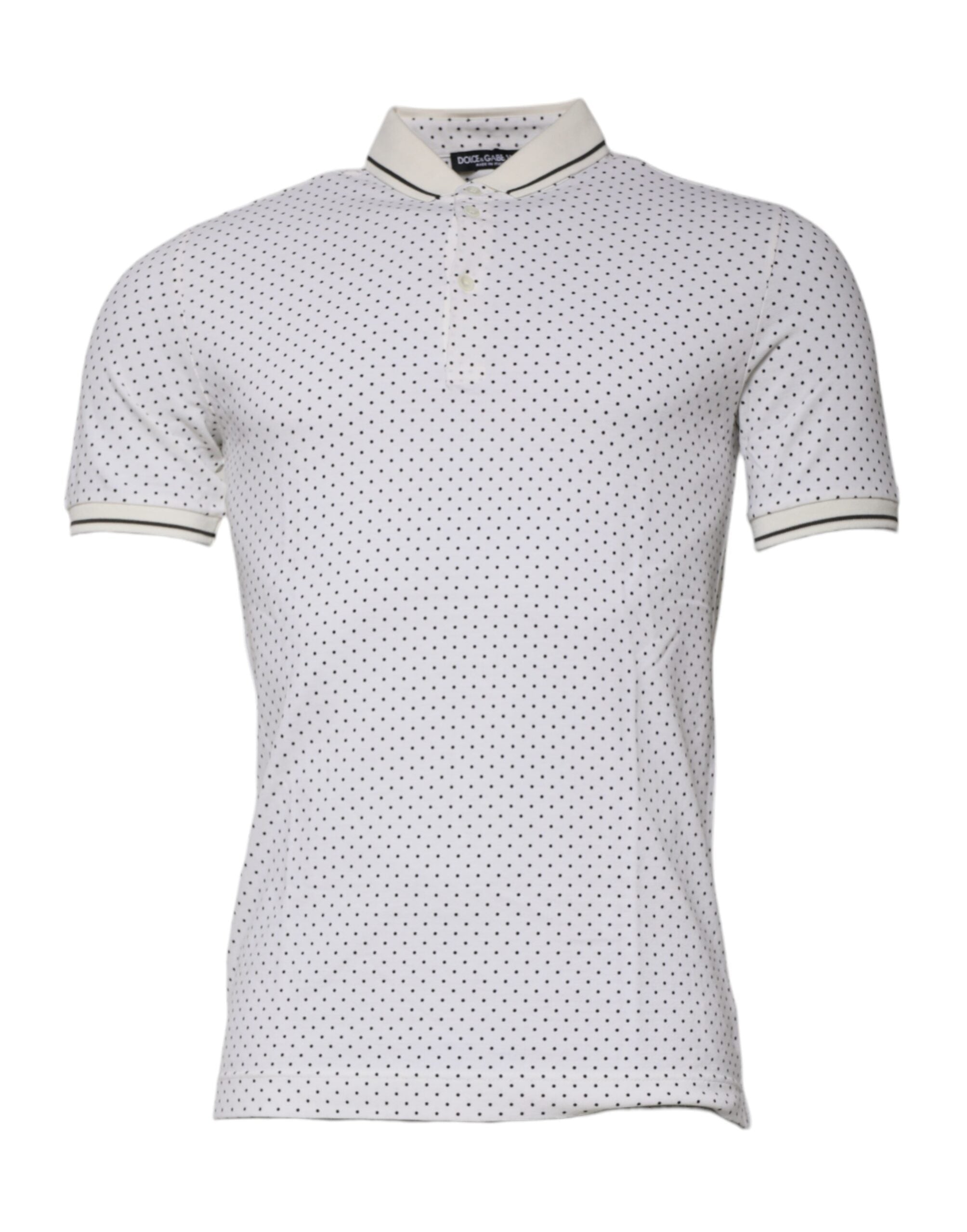 Polo dolce & gabbana blanc à pois