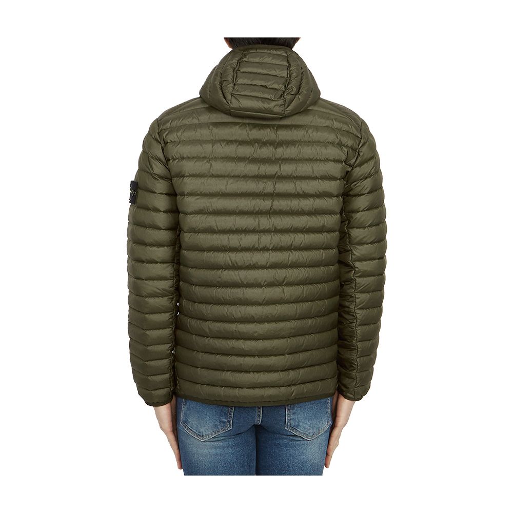 Veste Stone Island en nylon verte
