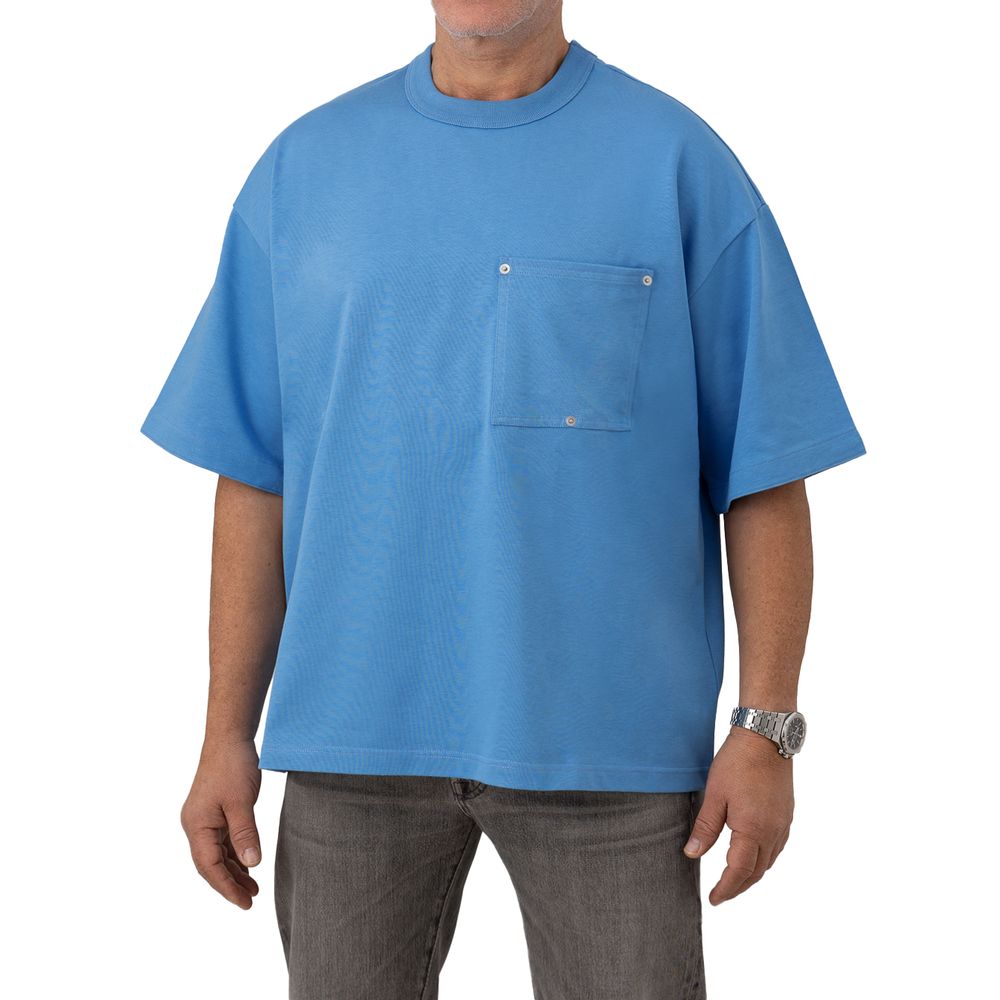 T-shirt Bottega Veneta oversized bleu