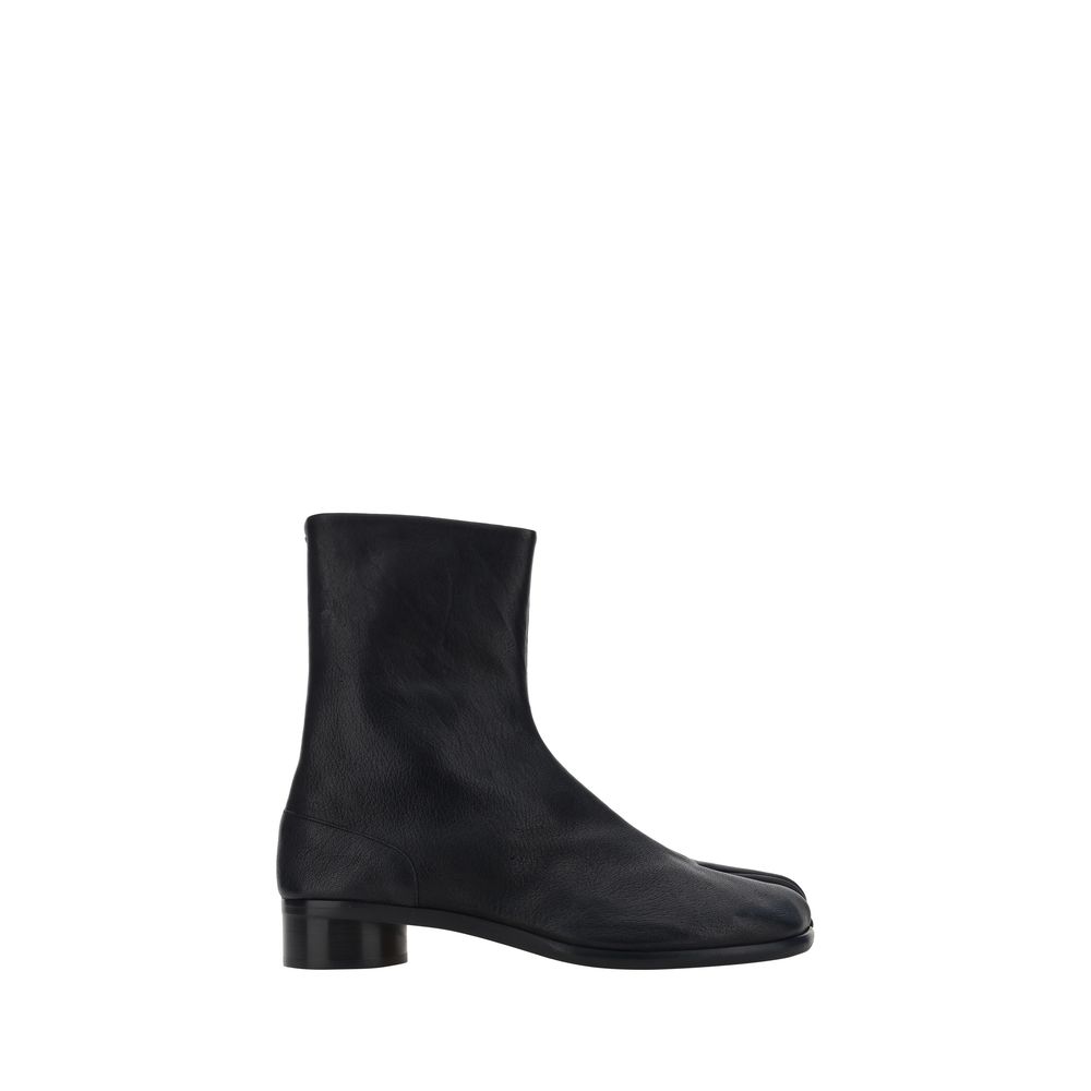 Bottines Margiela Tabi en cuir camel
