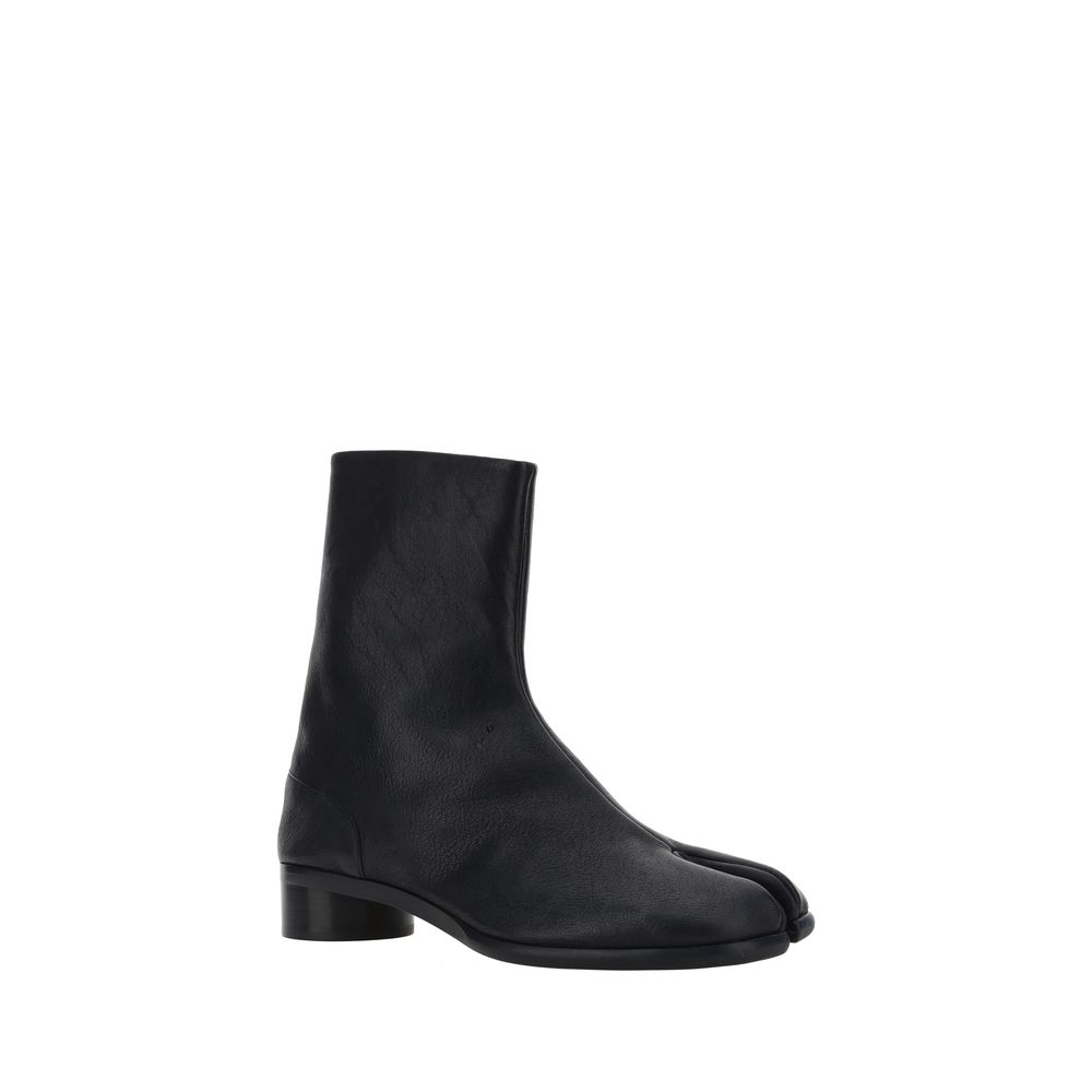 Bottines Margiela Tabi en cuir camel