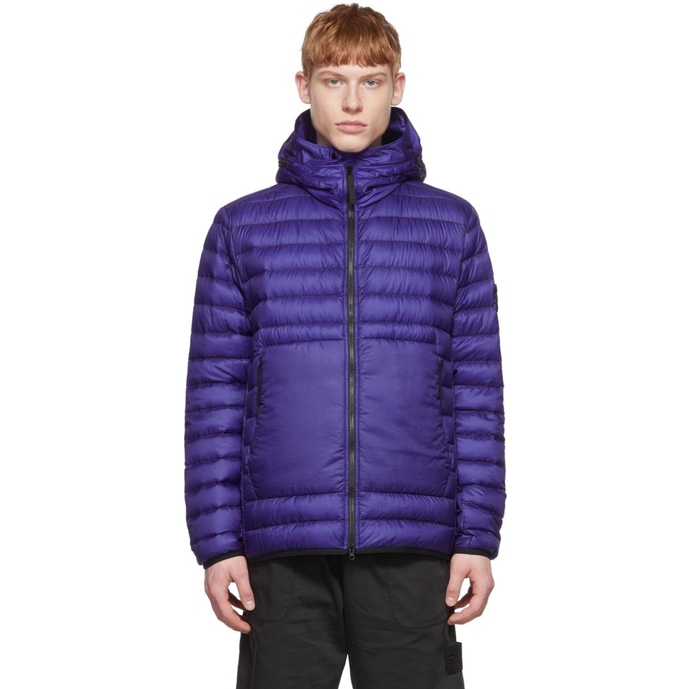 Veste Stone Island nylon violette