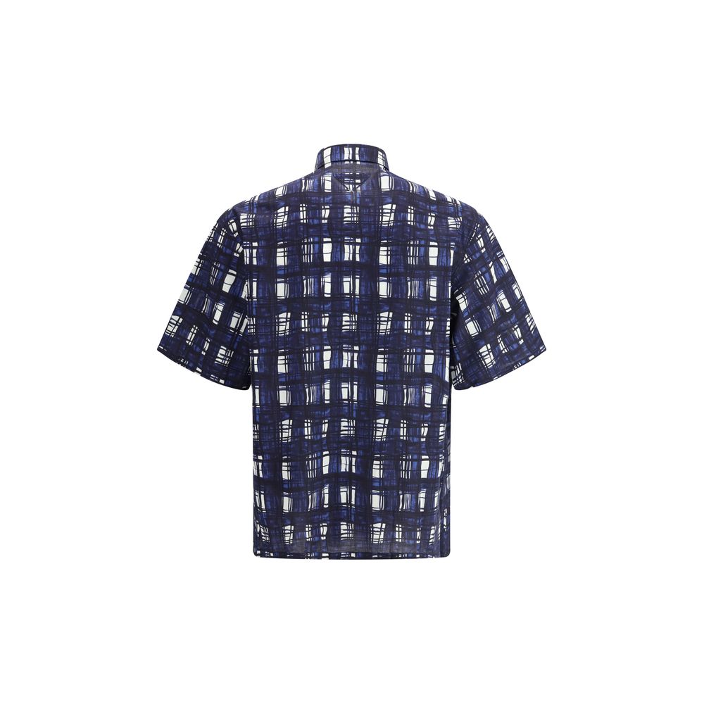 Chemise Prada à carreaux Madras multicolore