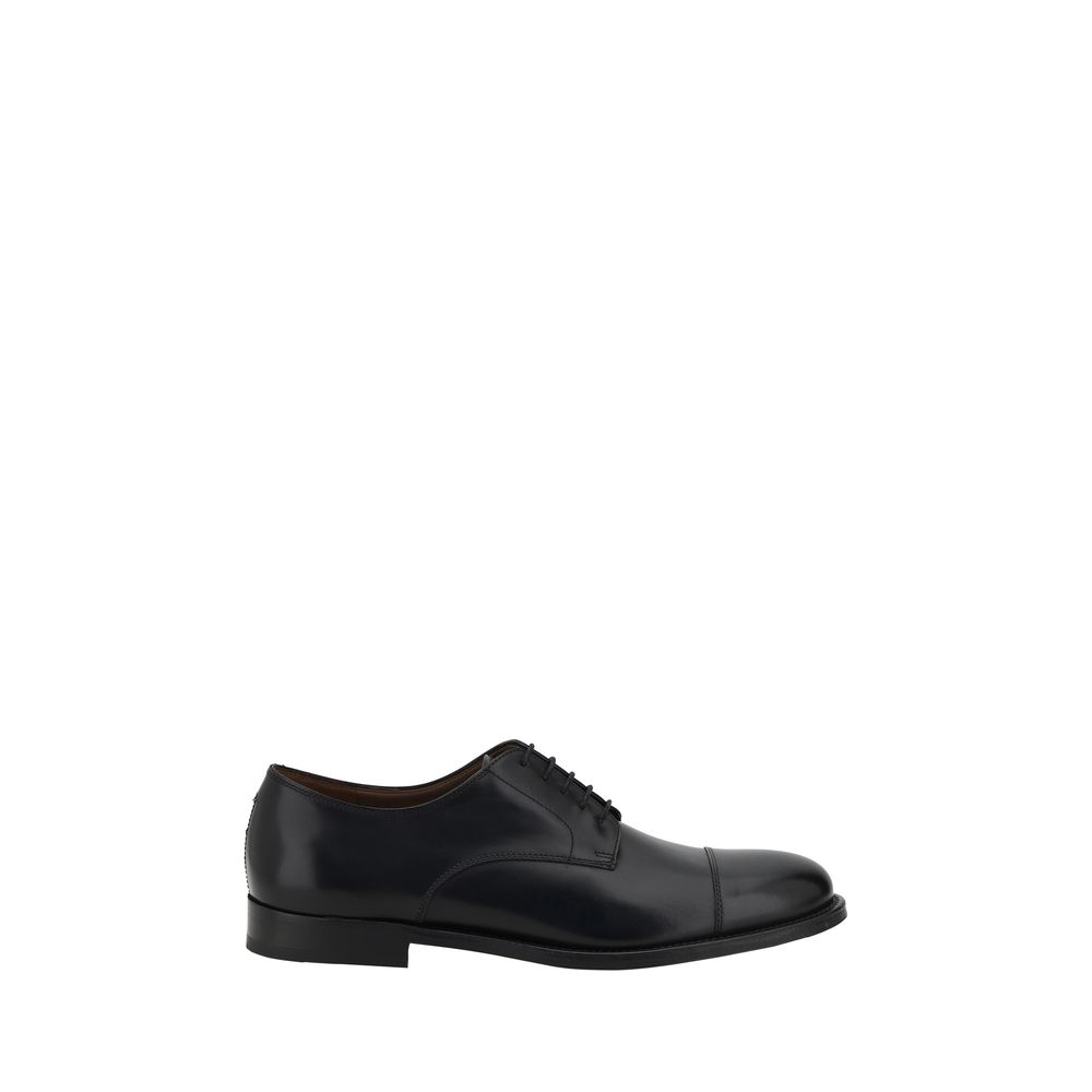 Richelieus Fratelli Rossetti Garwood cuir noir