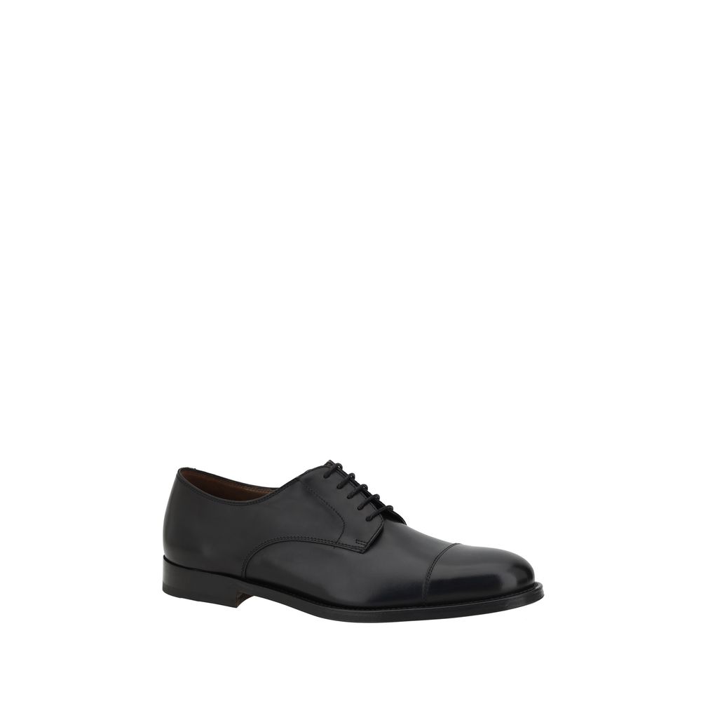 Richelieus Fratelli Rossetti Garwood cuir noir