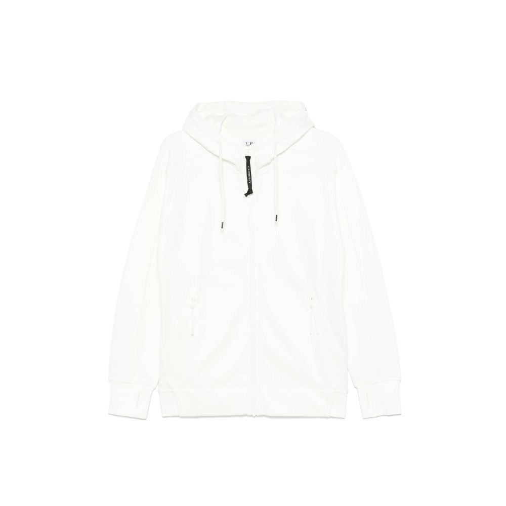 Sweatshirt c.p. Company avec capuche blanc