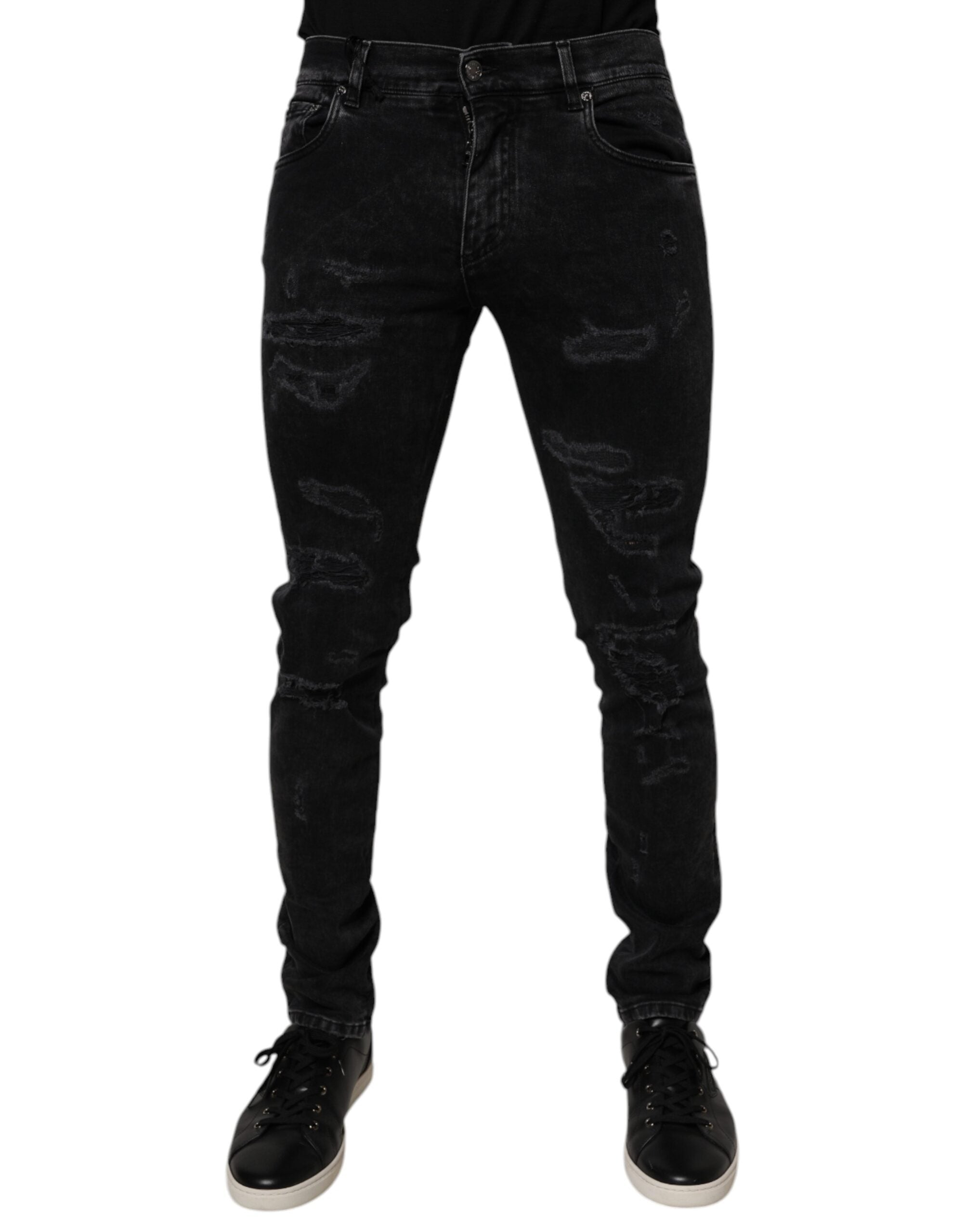 Jean Dolce & Gabbana tissé noir