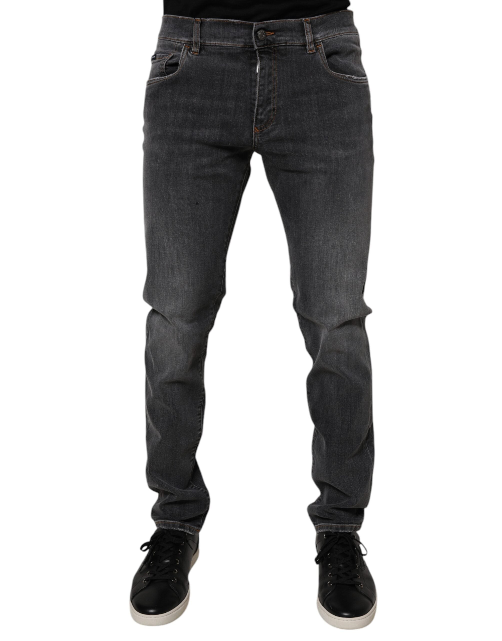Jeans Dolce & Gabbana skinny gris foncé