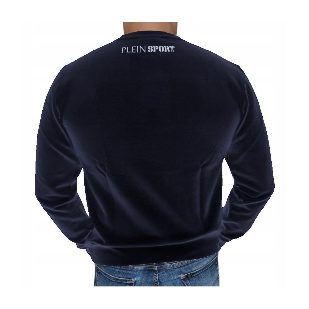 Sweater bleu coton homme