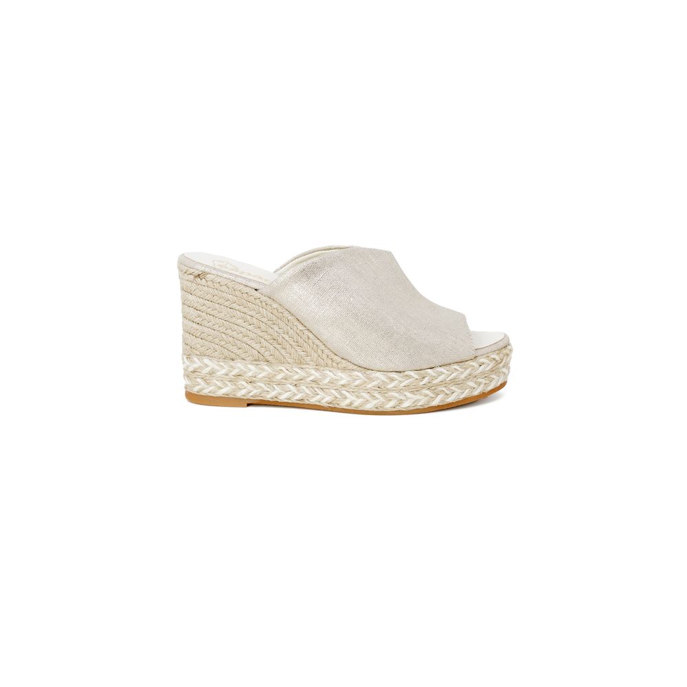 Wedge Espadrilles dorées