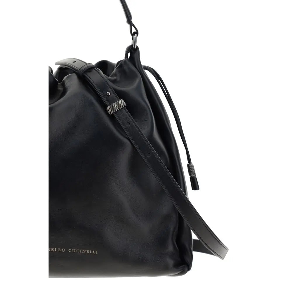 Sac Brunello Cucinelli Shoulder Bag noir Brunello Cucinelli