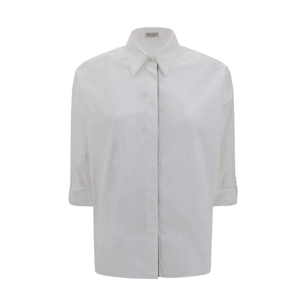 Chemise Brunello Cucinelli monili brillante