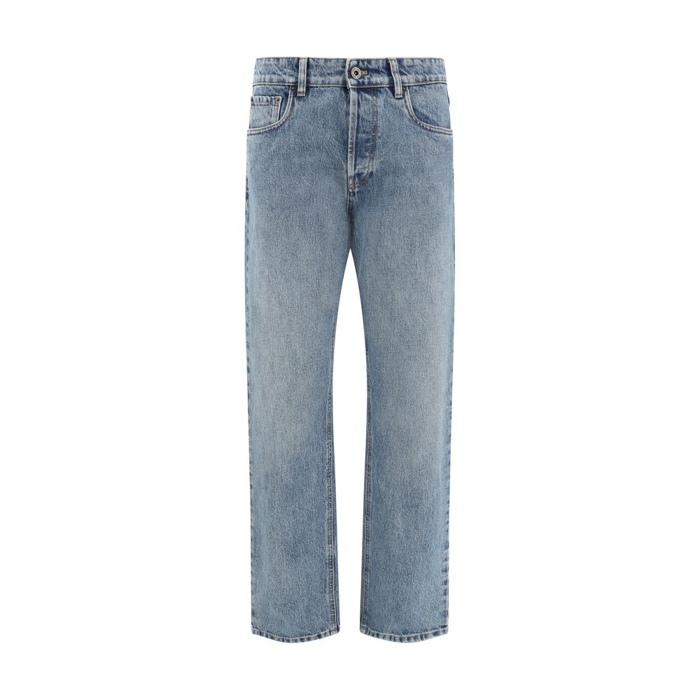 Jean Miu Miu droit bleu