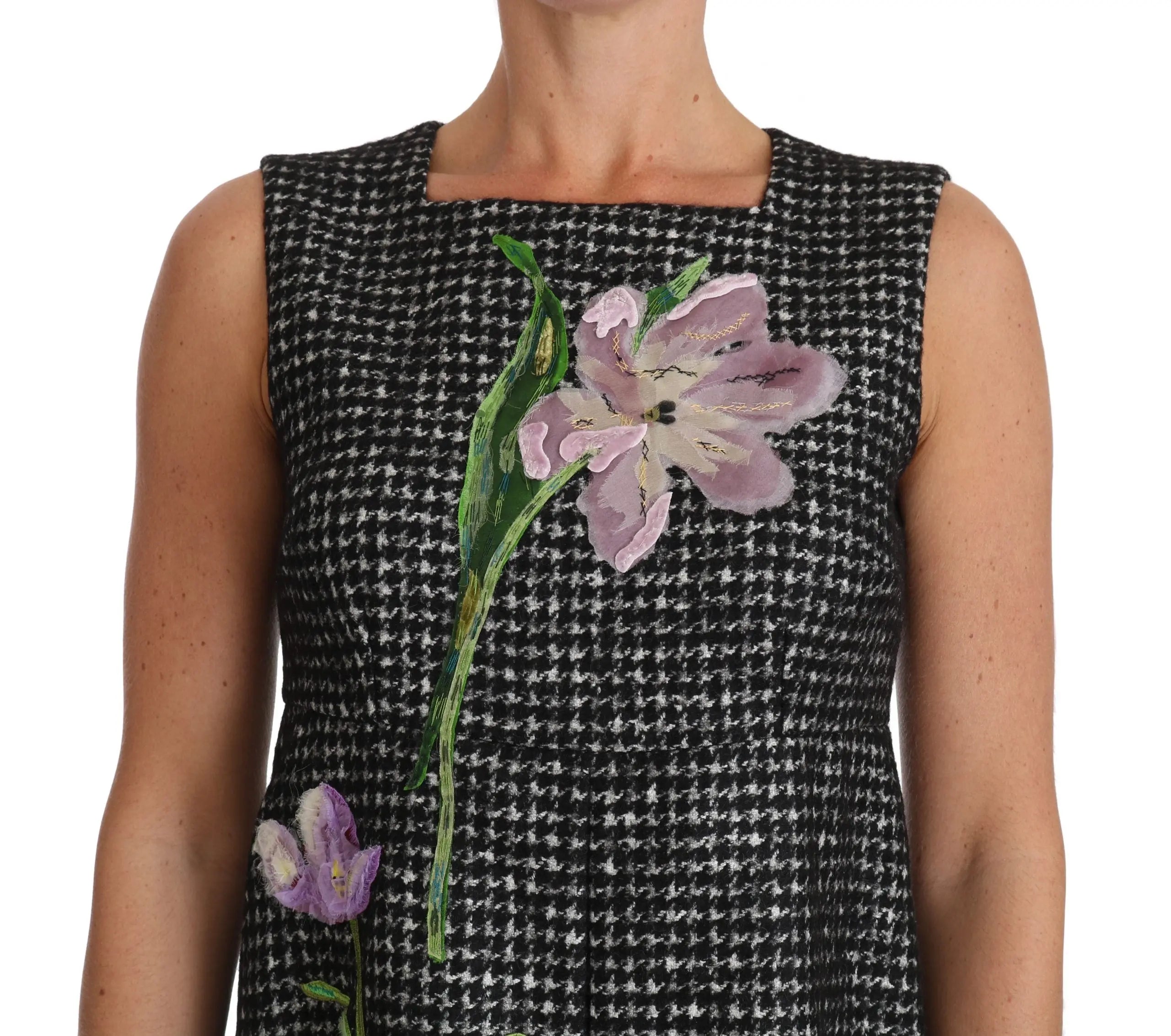 Robe Dolce & Gabbana A-line grise Dolce & Gabbana
