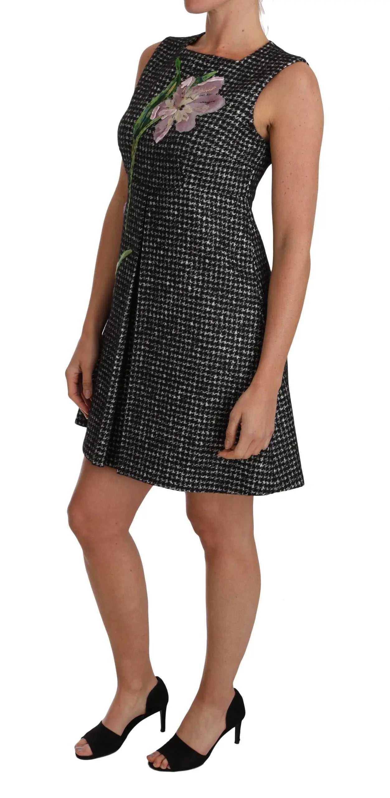 Robe Dolce & Gabbana A-line grise Dolce & Gabbana