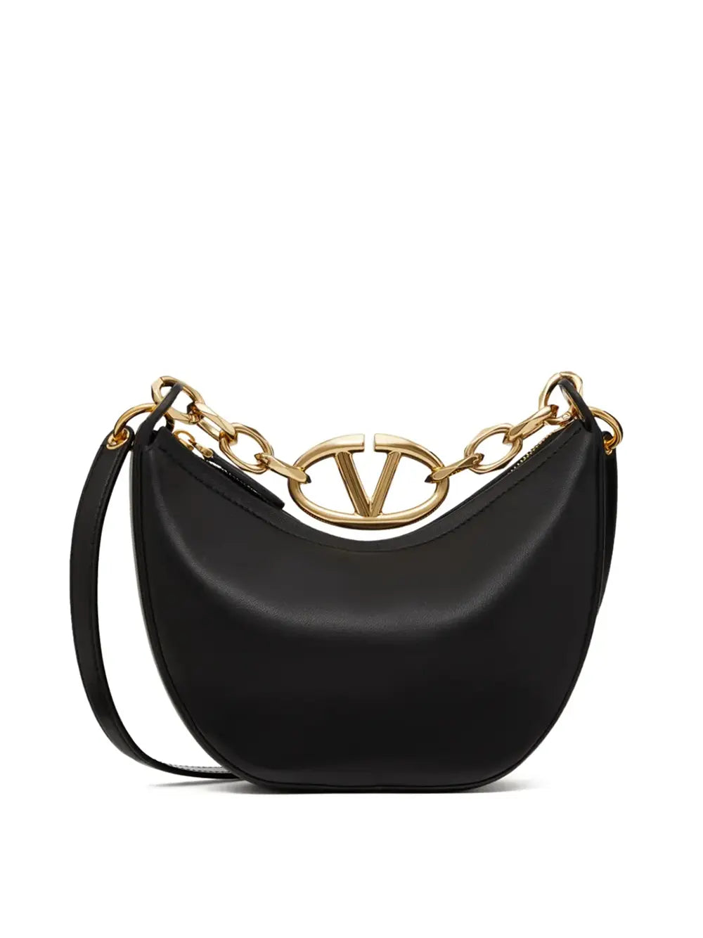 Sac épaule Valentino Garavani Mini Hobo noir Valentino Garavani
