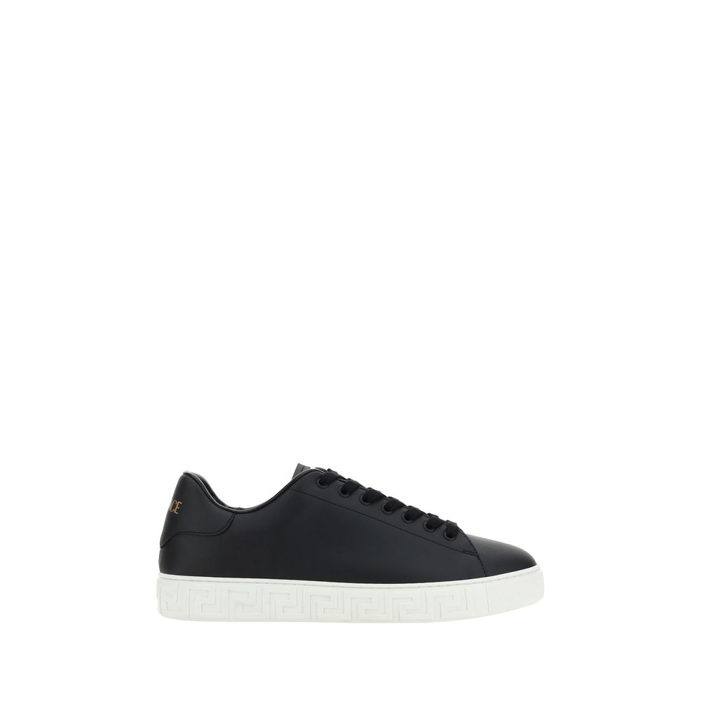 Baskets Versace en cuir blanches