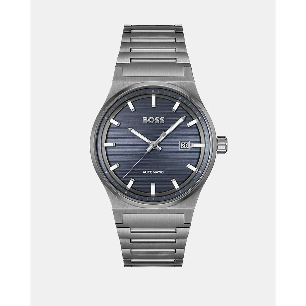 Montre automatique Grey élégante bleue