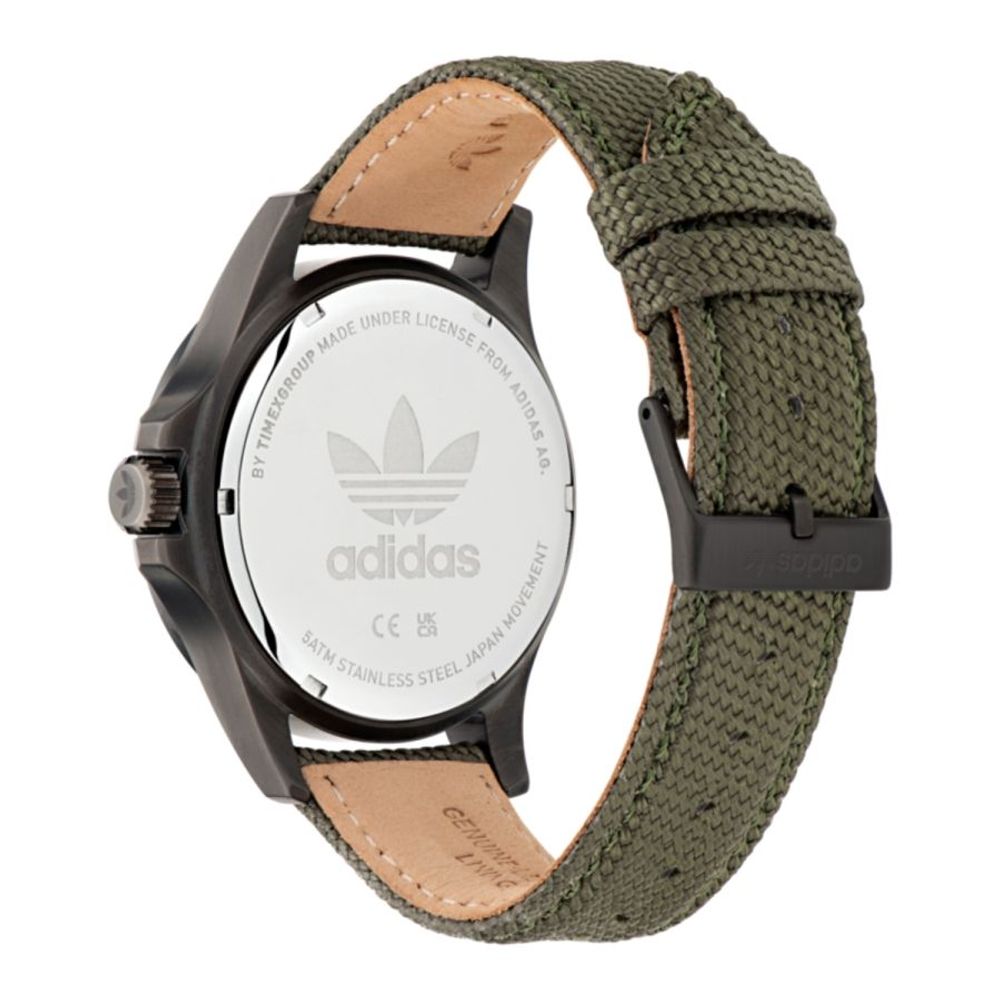 Montre Green Fabric verte verte
