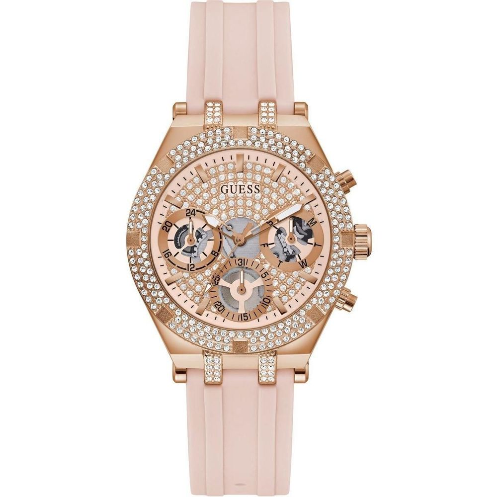 Montre multicolore Heirress dorée