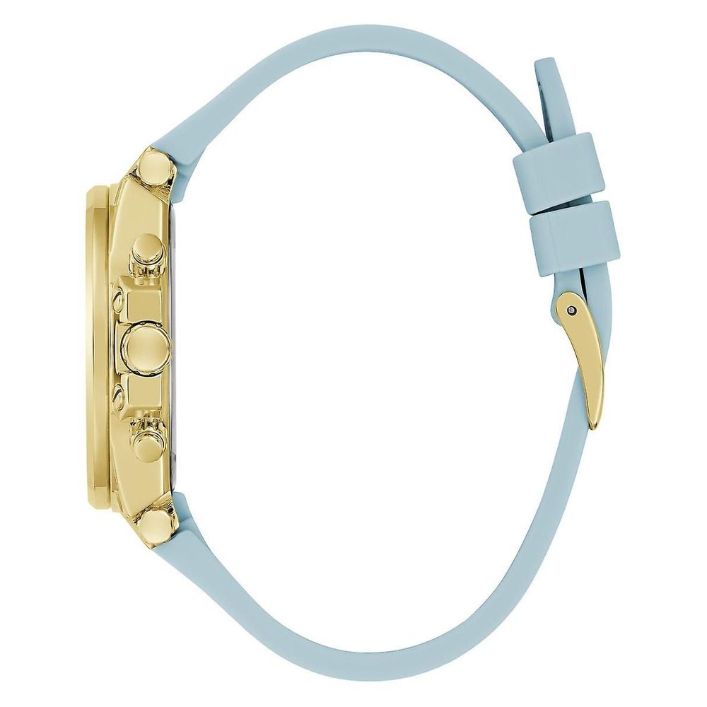 Montre Quartz Charisma dorée et bleue