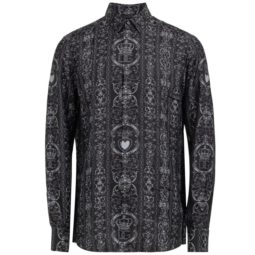 Chemise Dolce & Gabbana baroque anthracite