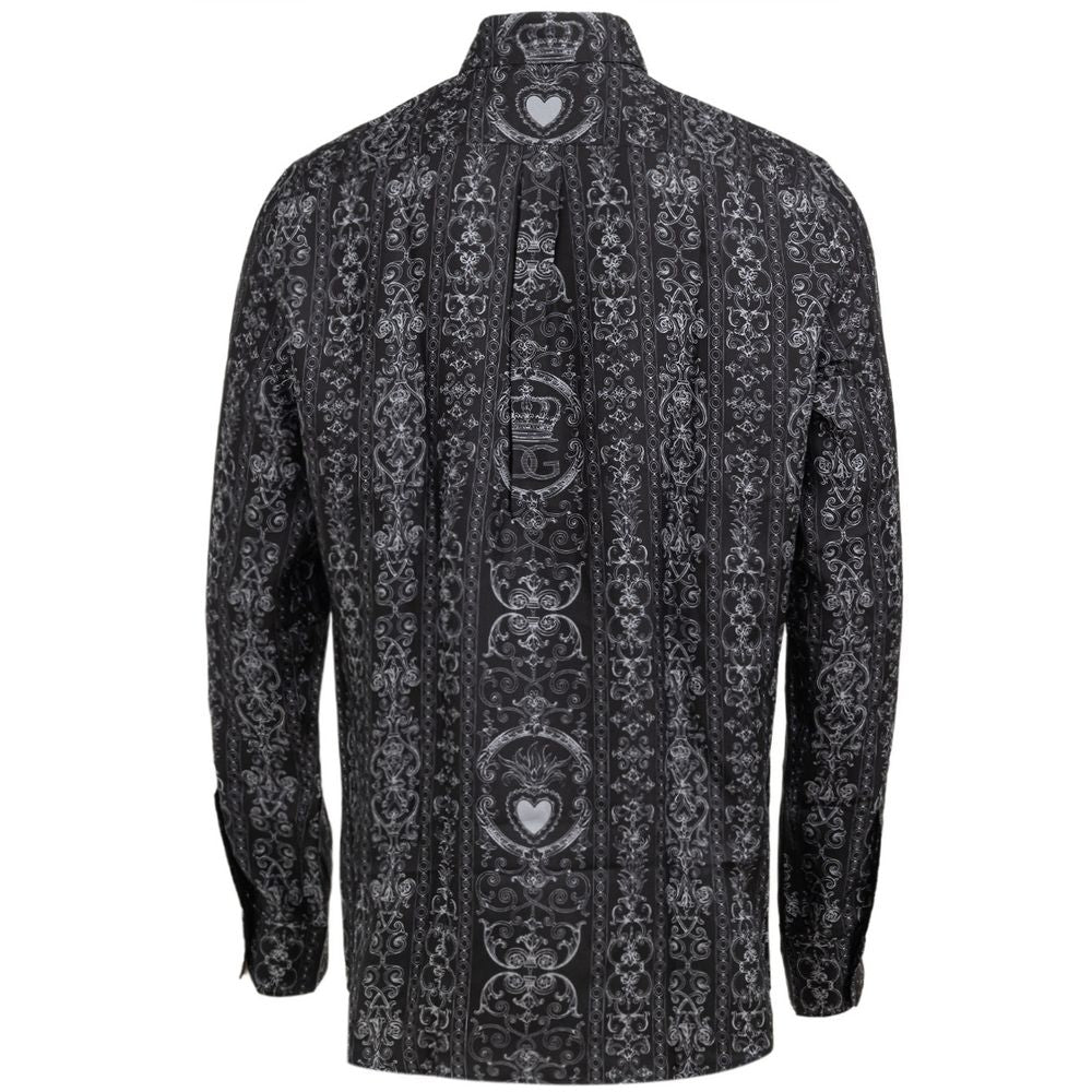 Chemise Dolce & Gabbana baroque anthracite