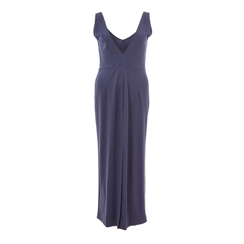 Robe bleue à dos nu