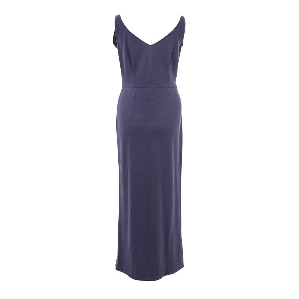 Robe bleue à dos nu