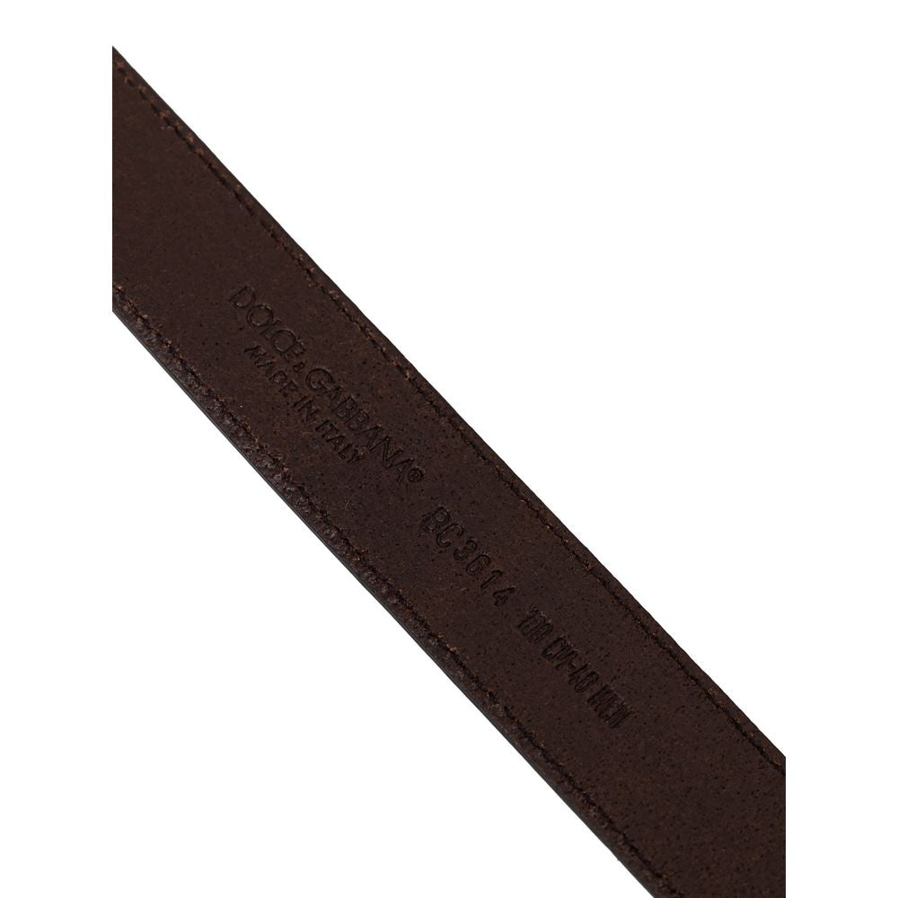 Ceinture Dolce & Gabbana marron
