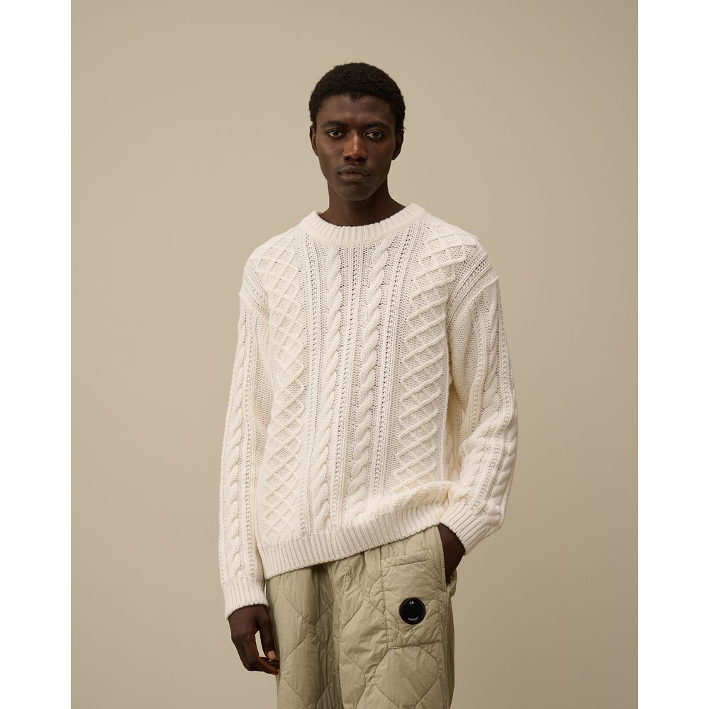 Pull c.p. Company crème blanc