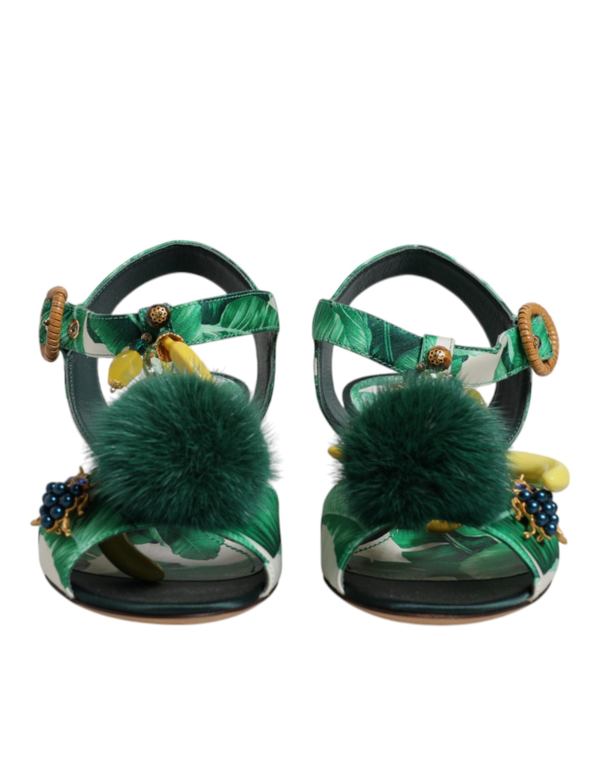 Sandales Dolce & Gabbana vertes