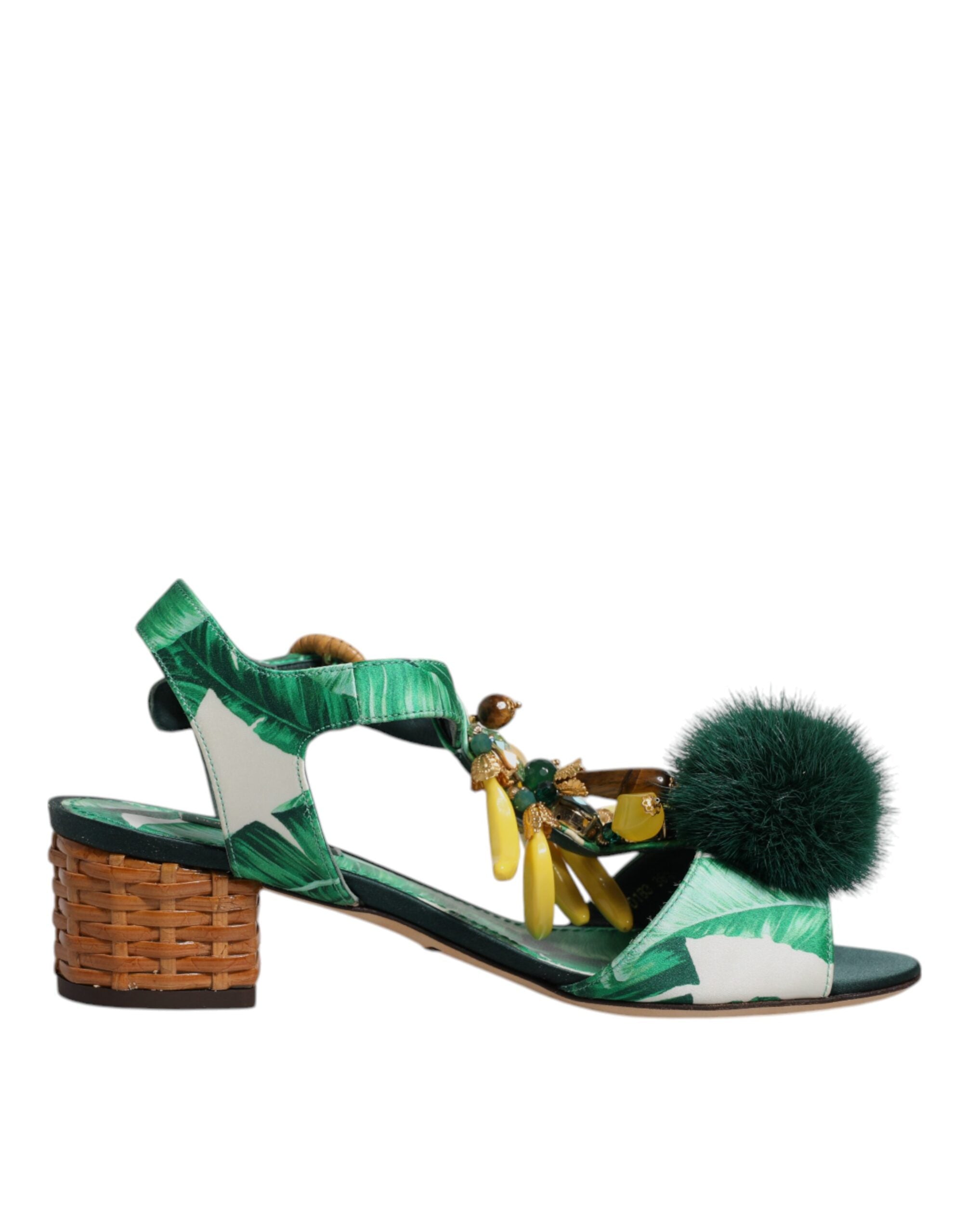 Sandales Dolce & Gabbana vertes