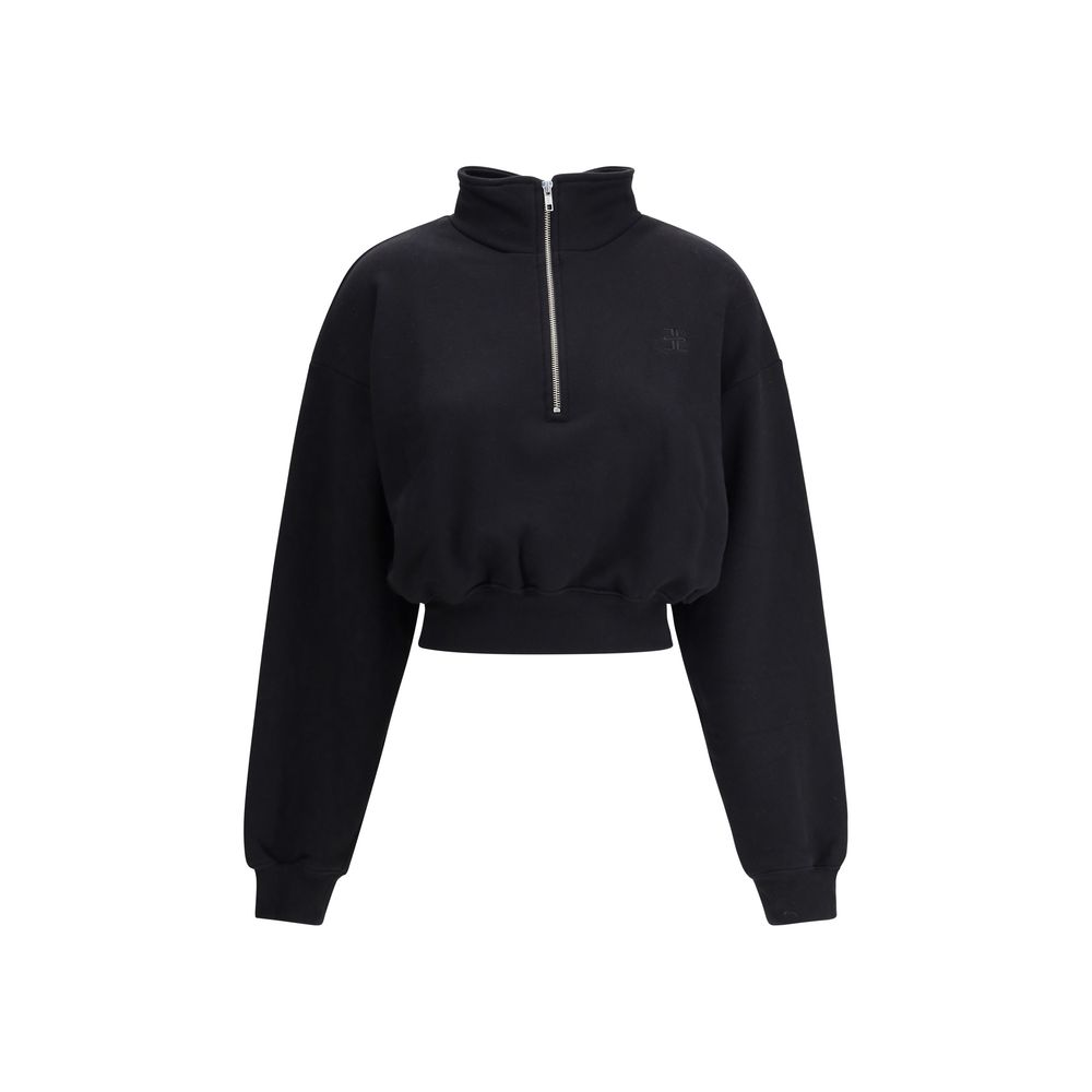 Sweatshirt Éterne Cropped noir