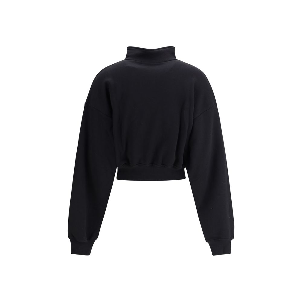 Sweatshirt Éterne Cropped noir