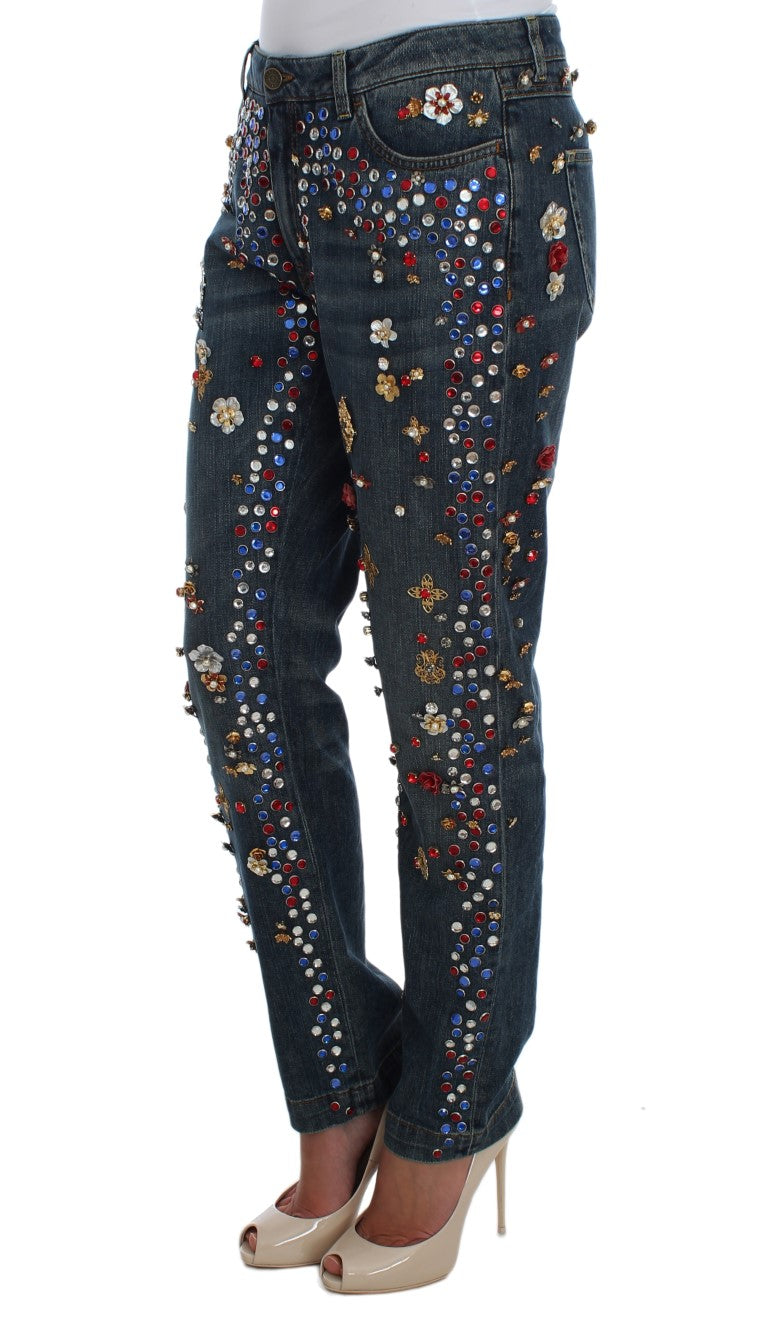 Jeans Dolce & Gabbana boyfriend bleu clair