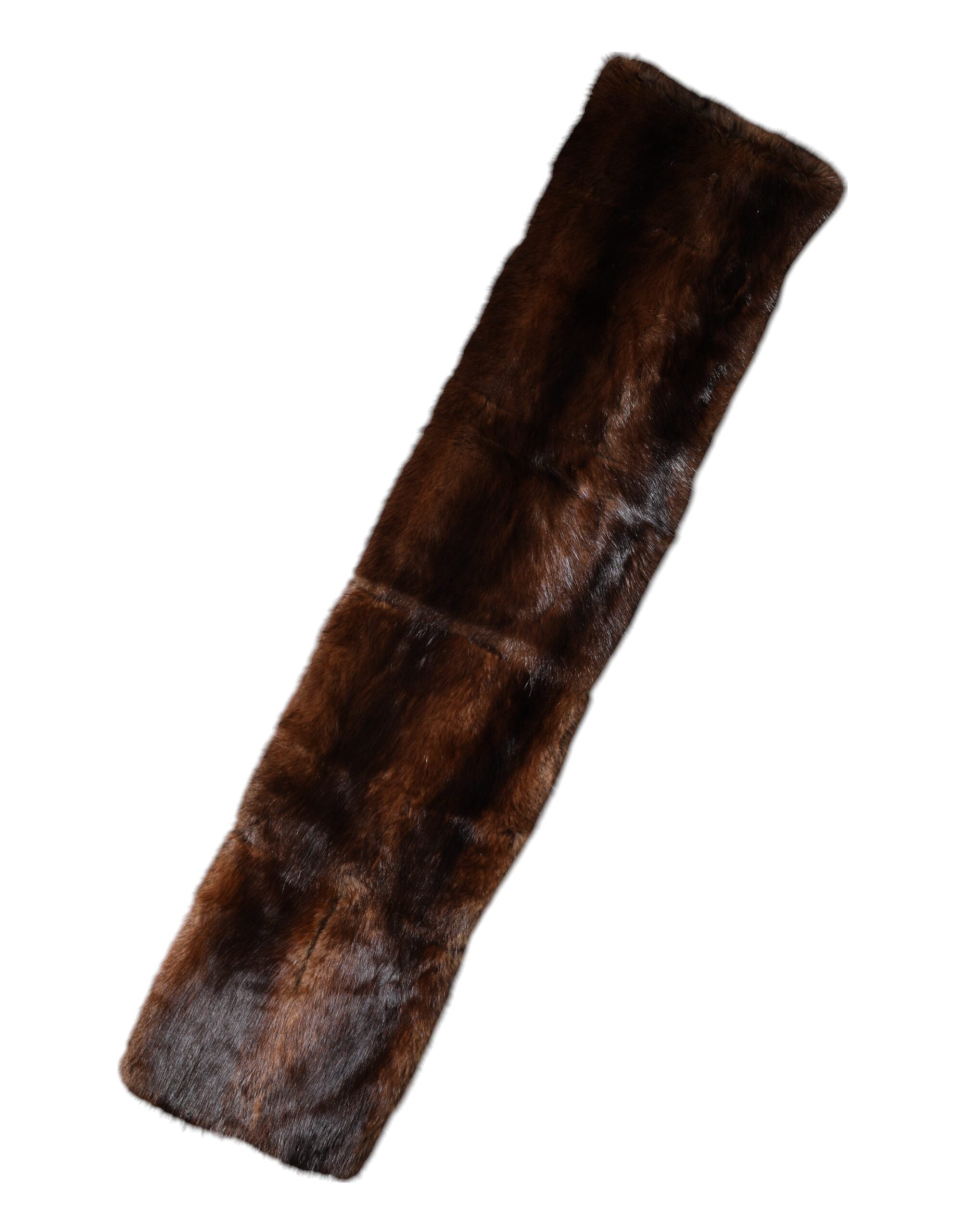 Châle Dolce & Gabbana rayé noir et marron