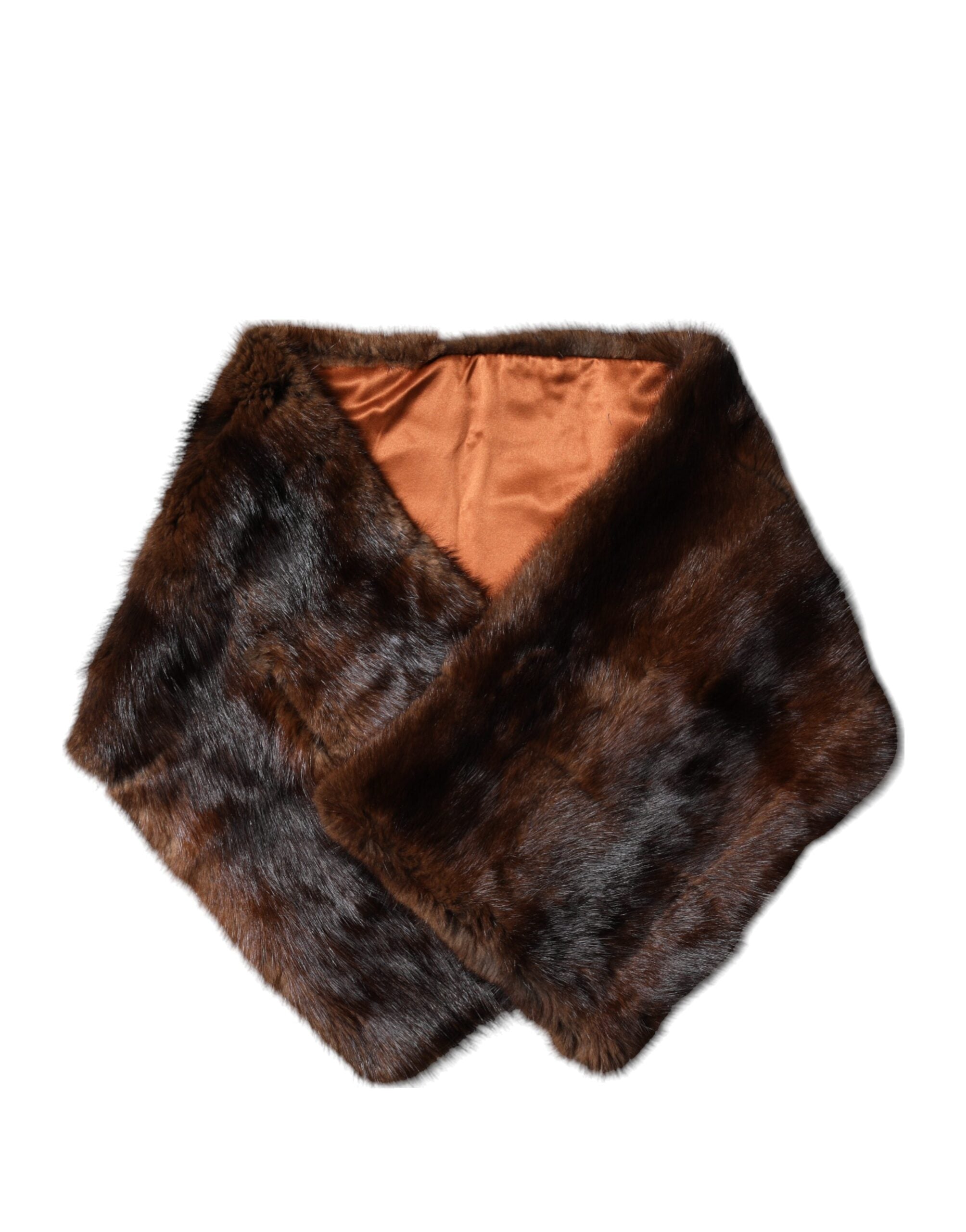 Châle Dolce & Gabbana rayé noir et marron
