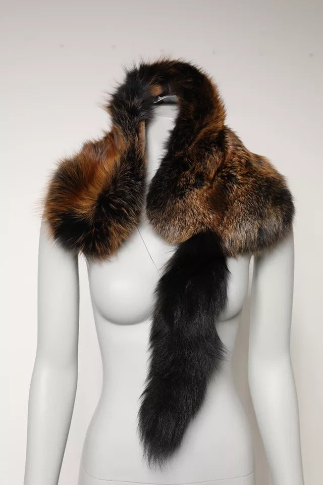 Écharpe DOLCE & GABBANA en fourrure brune