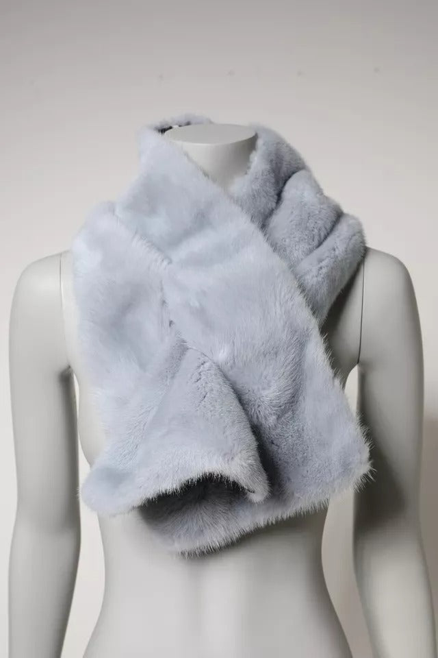 Chauffe-cou Dolce & Gabbana bleu poudre
