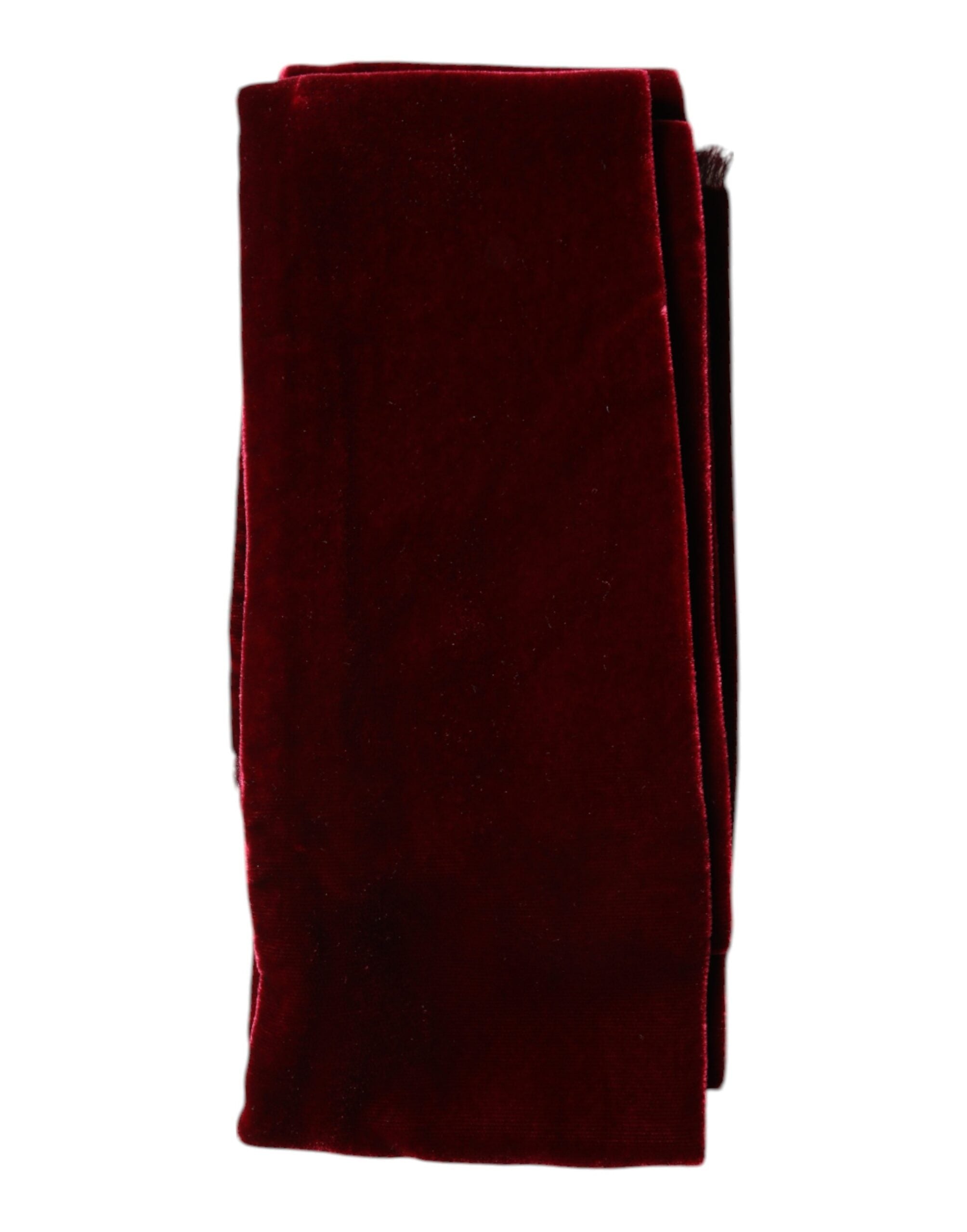 Châle Dolce & Gabbana frangé bordeaux
