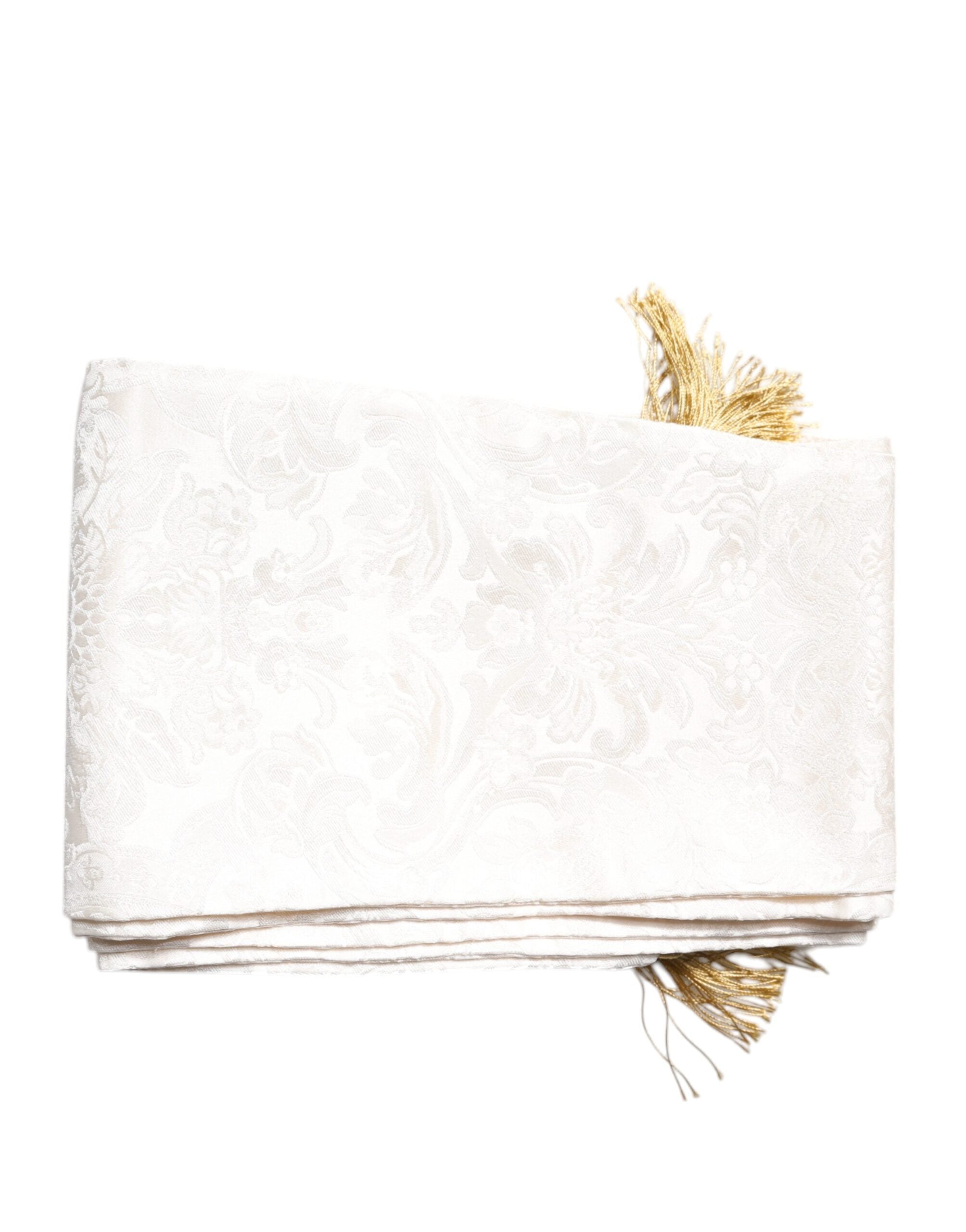 Écharpe Dolce & Gabbana blanche