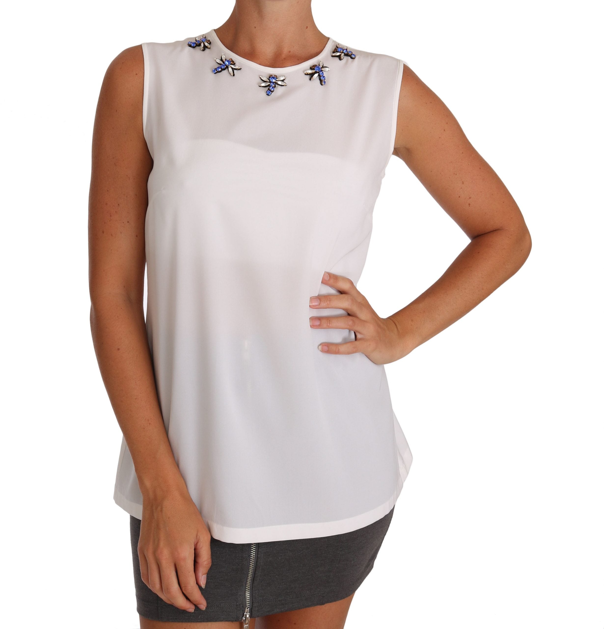 Blouse Dolce & Gabbana Fly blanche