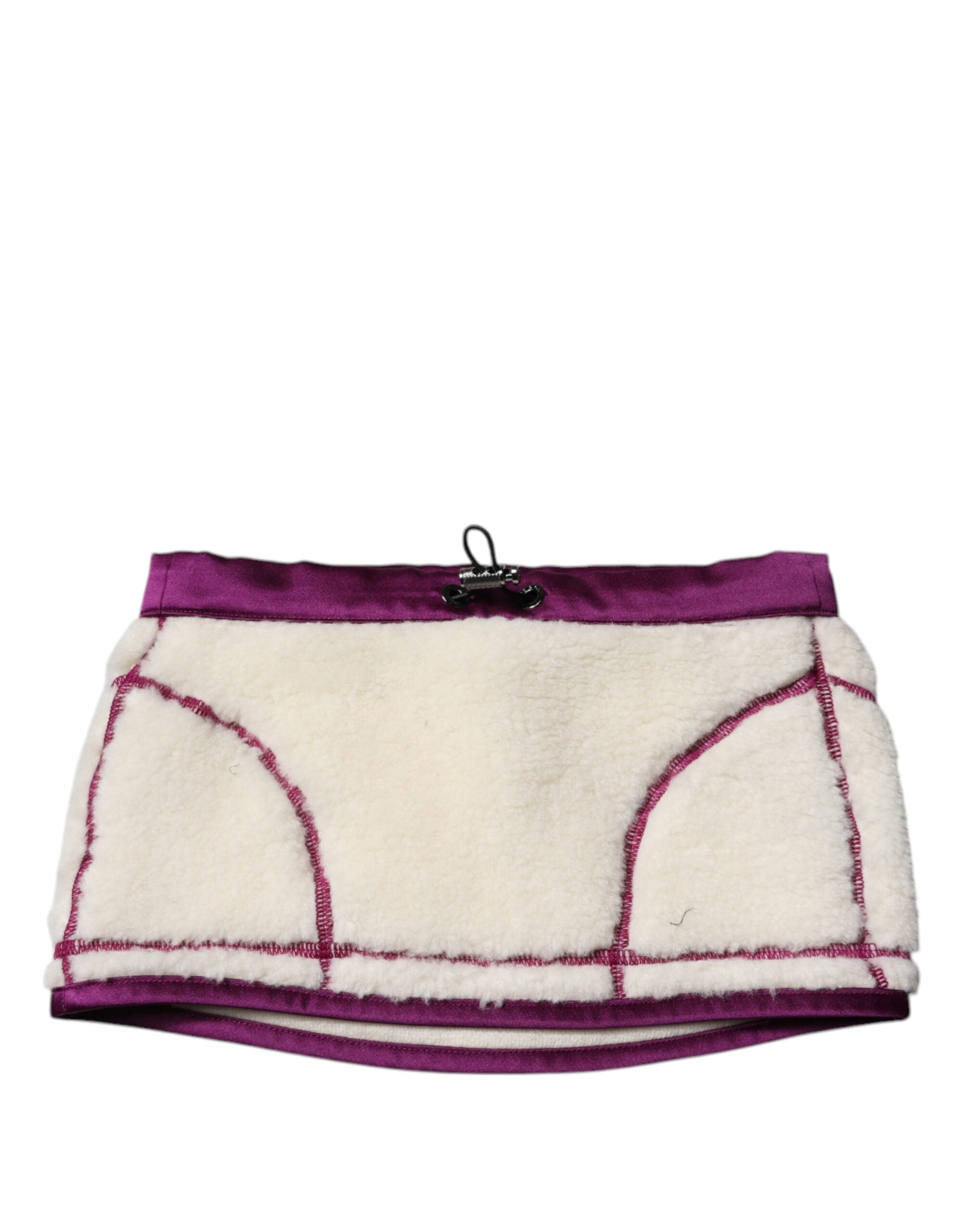Écharpe Dolce & Gabbana blanche violet