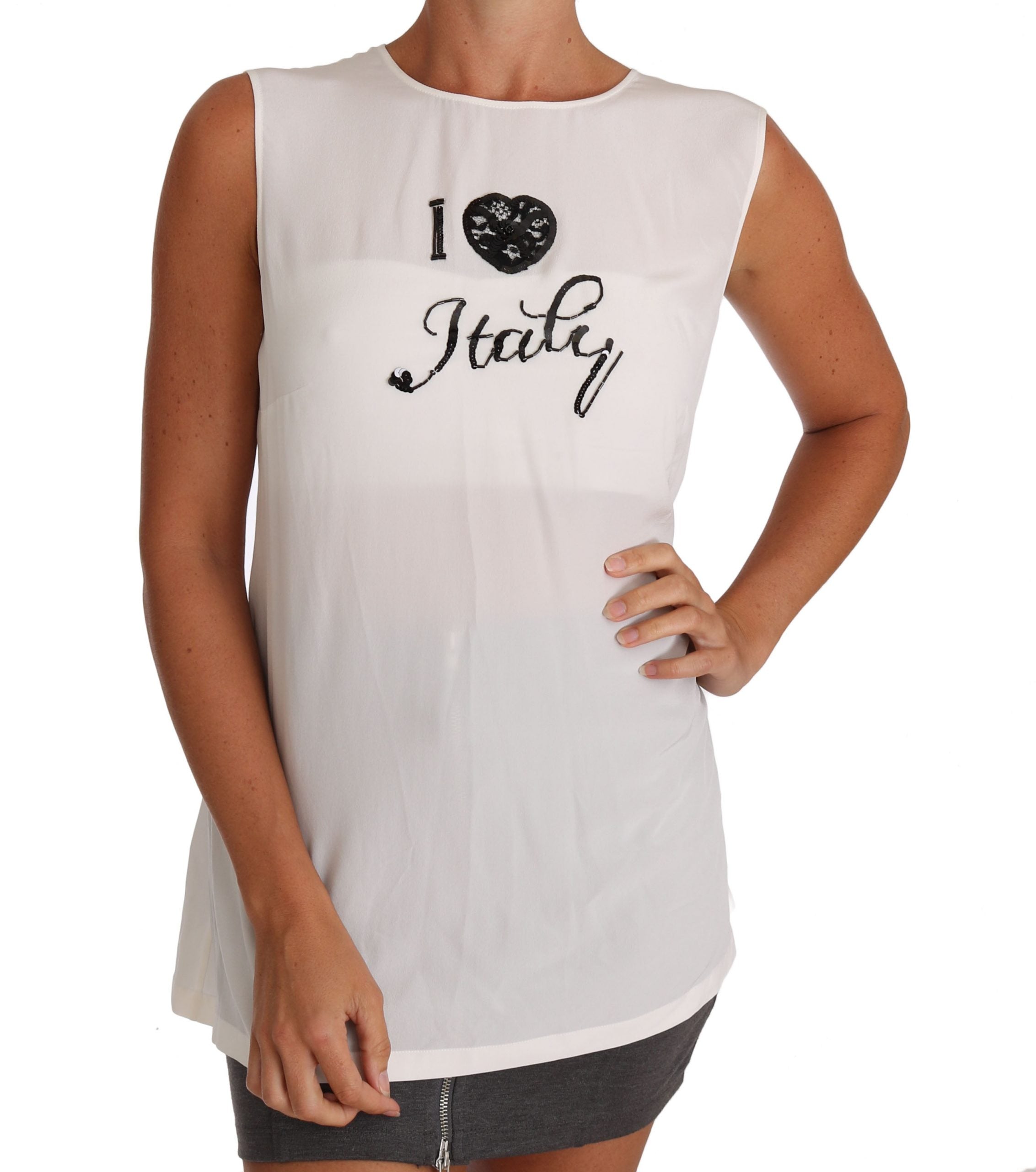 Cami T-shirt Dolce & Gabbana blanc