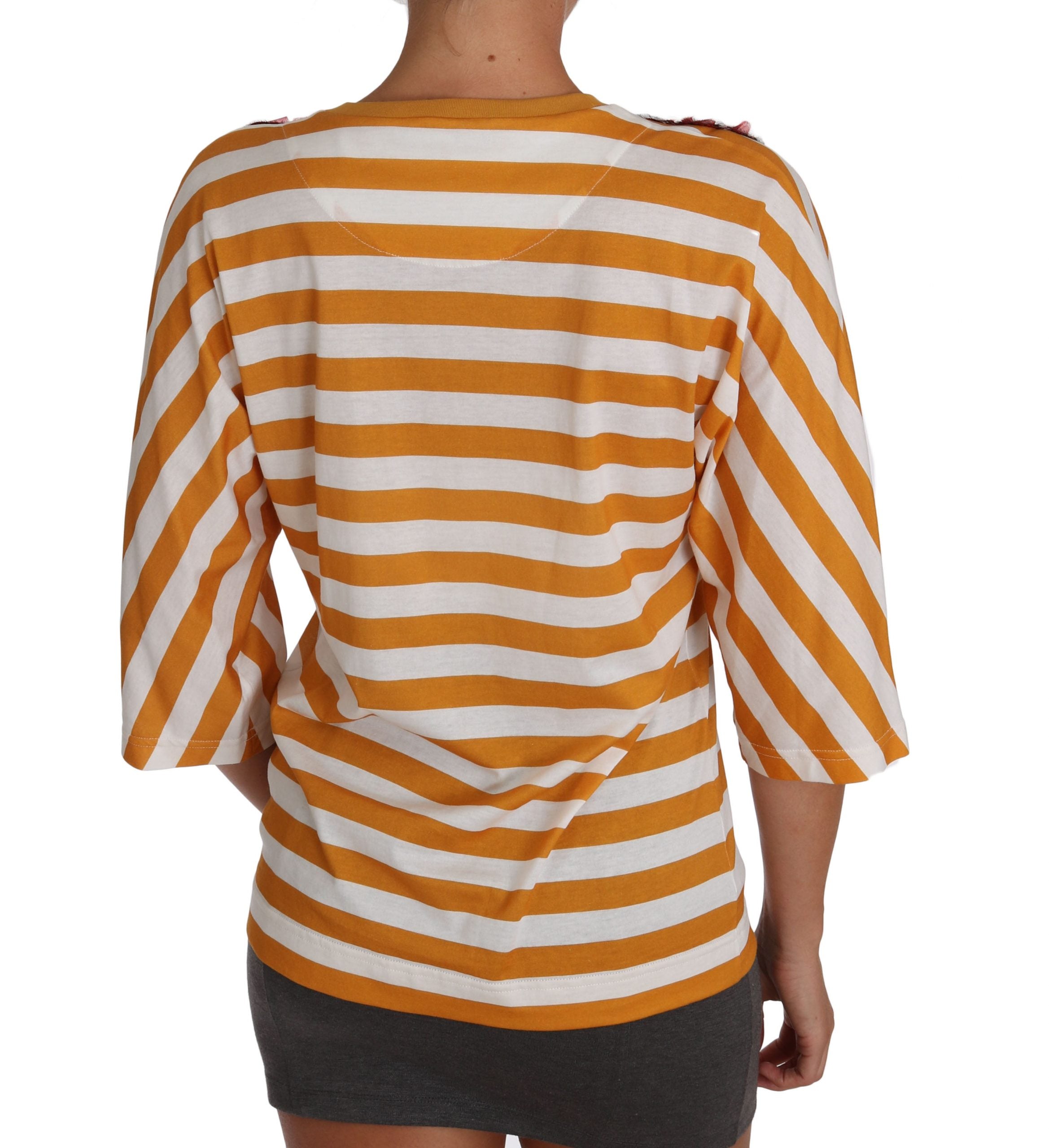 T-shirt Dolce & Gabbana FIRENZE blanc et orange